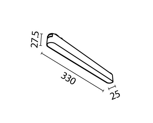 Трековый светильник Technical TR080-1-18W3K-B