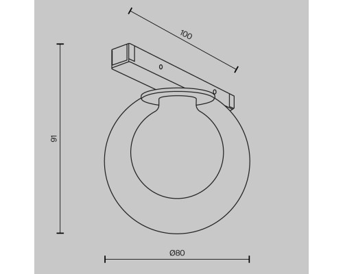 Трековый светильник Technical TR181-1-4WTW-B