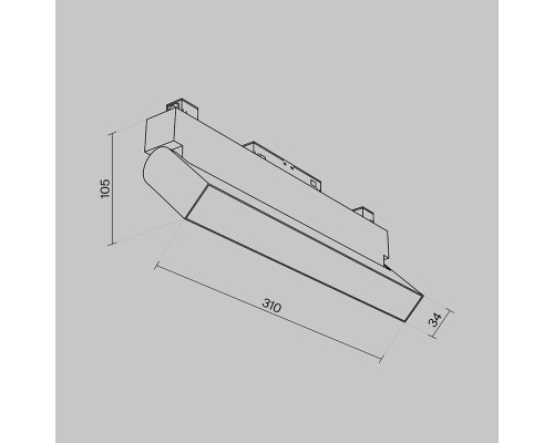 Трековый светильник Technical TR075-2-20W4K-W