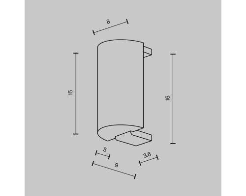 Комплектующие для трековой системы Technical TRA154EC-BS