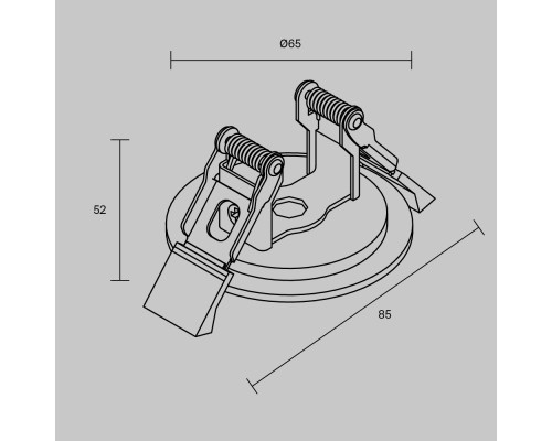Комплектующие для трековой системы Technical TRA234RCB-B