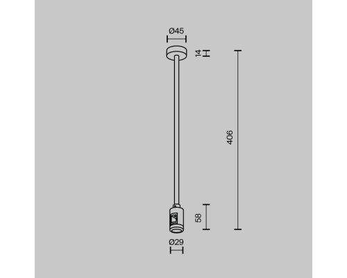 Комплектующие для трековой системы Technical TRA158C-BL1-B