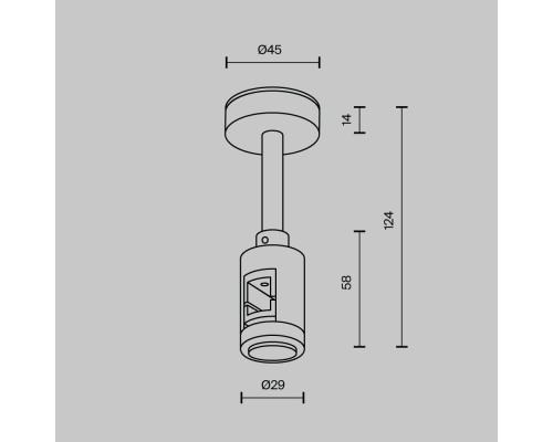 Комплектующие для трековой системы Technical TRA156C-B1-B