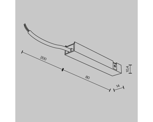 Комплектующие для трековой системы Technical TRA172B-1B