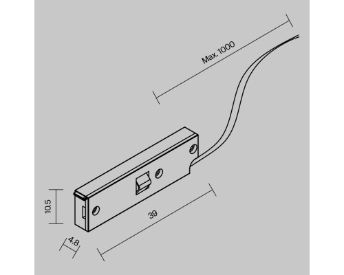 Комплектующие для трековой системы Technical TRA184B-1B-100