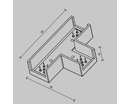 Комплектующие для трековой системы Technical TRA160CT-11B