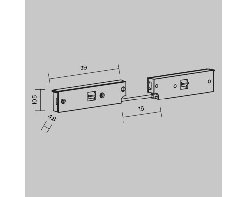 Комплектующие для трековой системы Technical TRA184CPC-1B-3