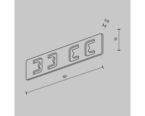Комплектующие для трековой системы Technical TRA239C-21B