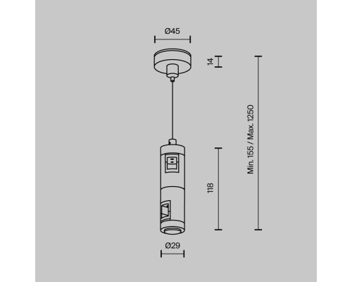 Комплектующие для трековой системы Technical TRA157SW-D1-BS