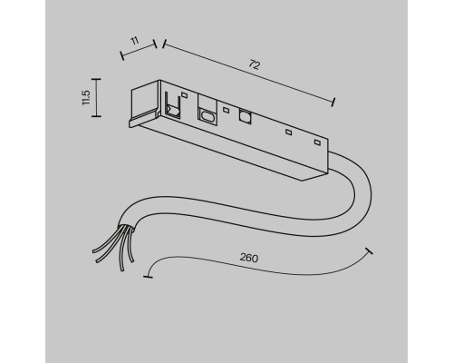 Комплектующие для трековой системы Technical TRA239B-42B