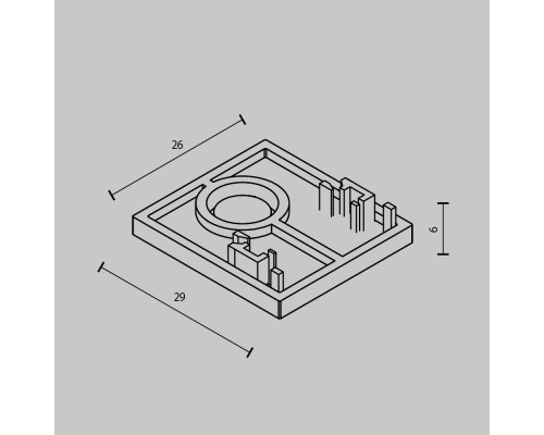 Комплектующие для трековой системы Technical TRAM034EC-41B