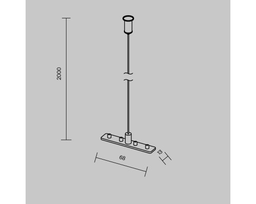 Комплектующие для трековой системы Technical TRAM034SW-2S