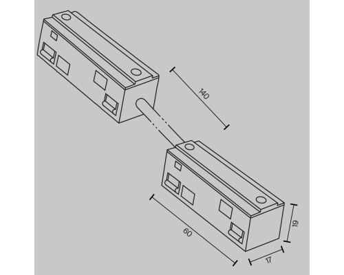 Комплектующие для трековой системы Technical TRA034CPC-42W-15-1