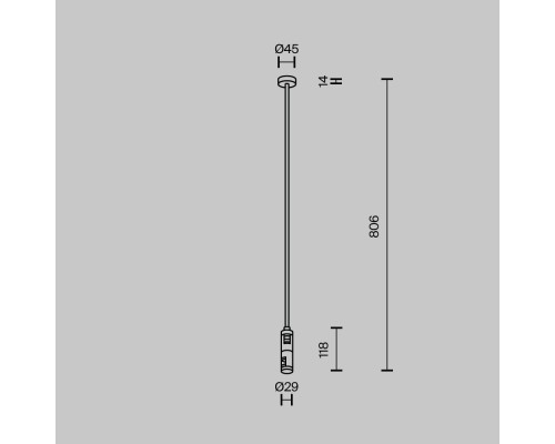 Комплектующие для трековой системы Technical TRA159C-D1-BS