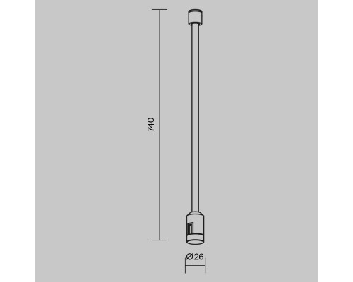 Комплектующие для трековой системы Technical TRA200C-L740-11B