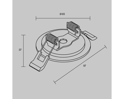 Комплектующие для трековой системы Technical TRA233RCB-B