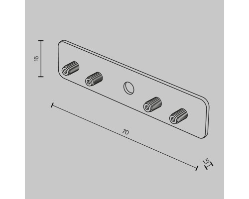 Комплектующие для трековой системы Technical TRA172C-R-11B