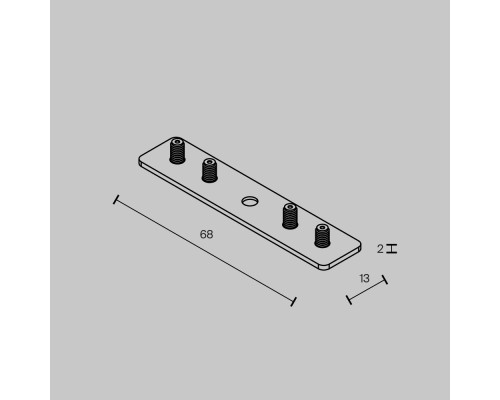Комплектующие для трековой системы Technical TRAM034CI-R-41W