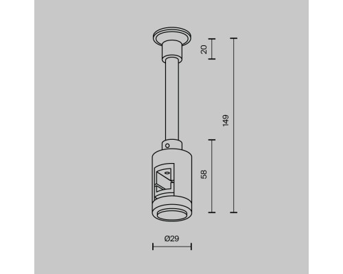 Комплектующие для трековой системы Technical TRA155CW-SL1-PT