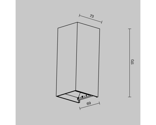 Уличный настенный светильник Outdoor O525WL-L10B3K