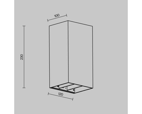 Уличный настенный светильник Outdoor O525WL-L20B3K
