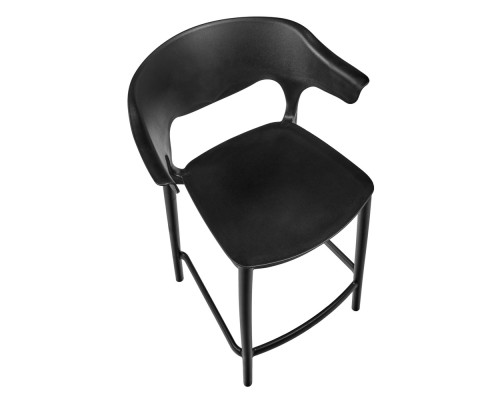 Стул полубарный Forma, чёрный