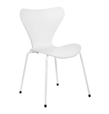 Стул Seven Style белый с белыми ножками