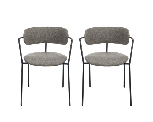 Комплект из 2-х стульев Ant букле серый
