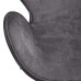 Кресло SWAN STYLE CHAIR тёмно-серый, искусственная замша
