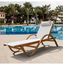 Стул полубарный Albert кожа, бежевый