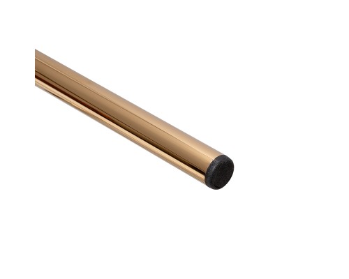 Стул полубарный Elle латте с золотыми ножками