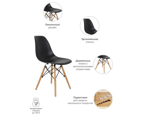 Стул Eames чёрный