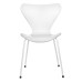 Комплект из 4-х стульев Seven Style белый с белыми ножками