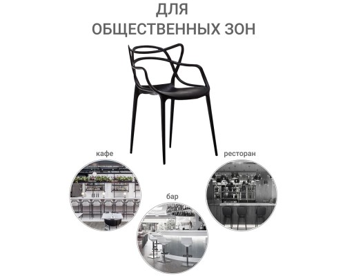 Комплект из 4-х стульев Masters чёрный