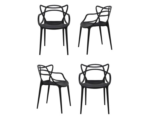 Комплект из 4-х стульев Masters чёрный