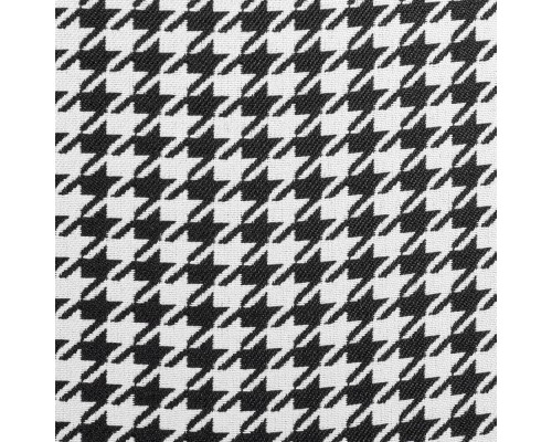 Стул полубарный Paola чёрный с жаккардом