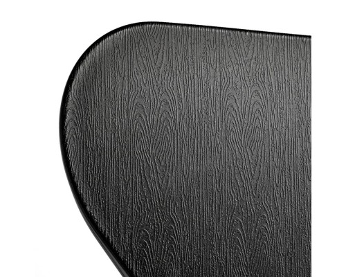 Комплект из 4-х стульев Seven Style чёрный с хромированными ножками