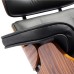 Кресло EAMES LOUNGE CHAIR и оттоманка EAMES LOUNGE CHAIR чёрные