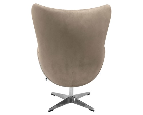 Кресло EGG STYLE CHAIR латте, искусственная замша FR 0647