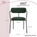 Комплект из 2-х стульев Ant букле зелёный