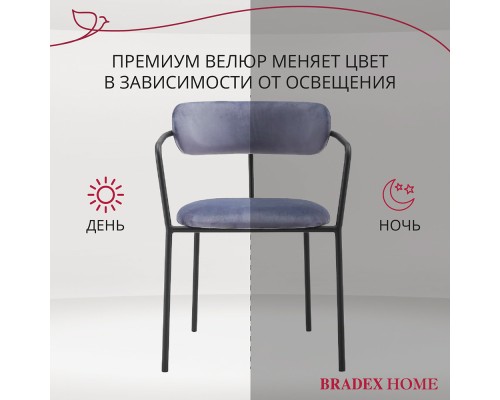 Комплект из 2-х стульев Ant серый