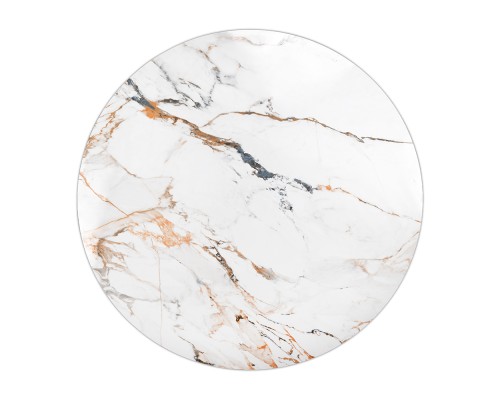 Стол BRAVO 140х85х77 см керамогранит Calacatta Matt