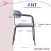 Комплект из 2-х стульев Ant серый