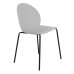 Стул Wave серый с черными ножками