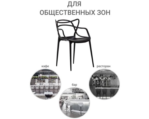 Комплект из 2-х стульев Masters чёрный