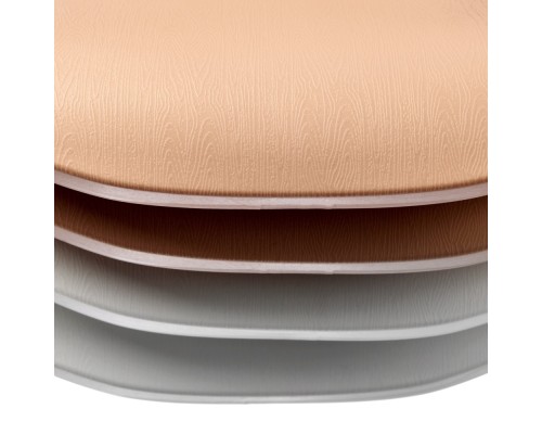 Комплект из 2-х стульев Seven Style белый с белыми ножками