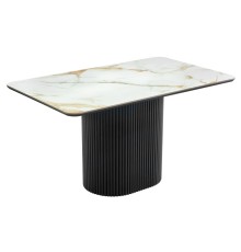 Стол Festa 140x85x77см, керамогранит Calacatte gold