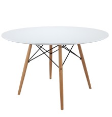 Стол Eames диам.100см, белый
