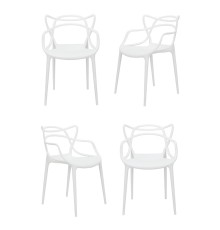 Комплект из 4-х стульев Masters белый