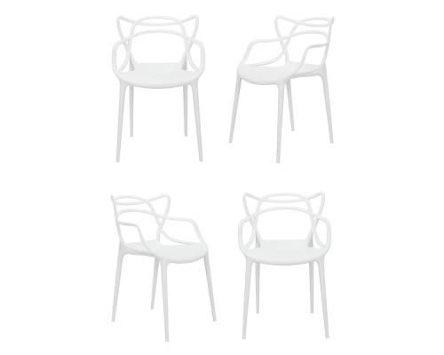 Комплект из 4-х стульев Masters белый